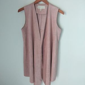 I Love Tyler Madison faux suede vest Size S